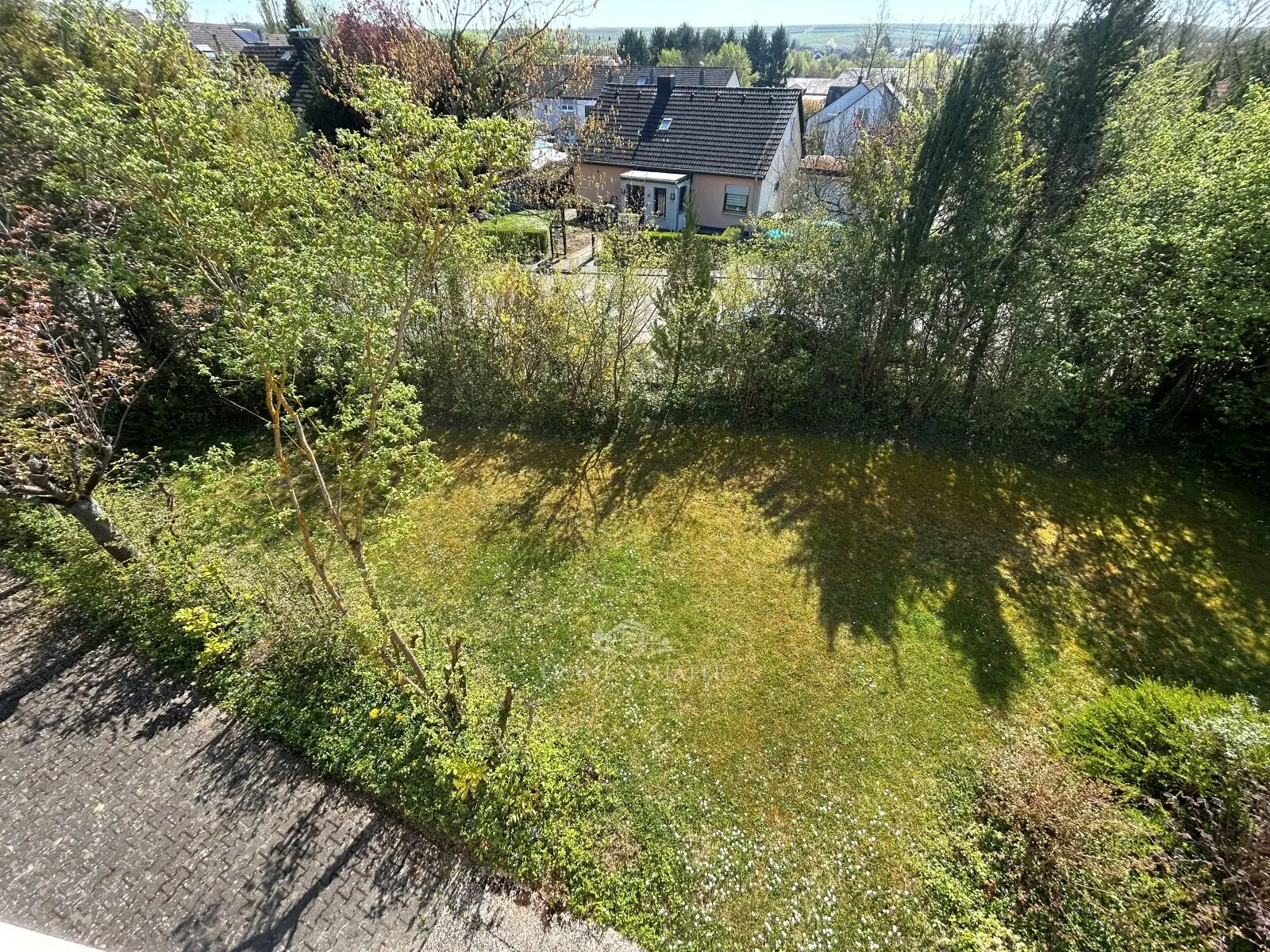 Blick vom Balkon im DG